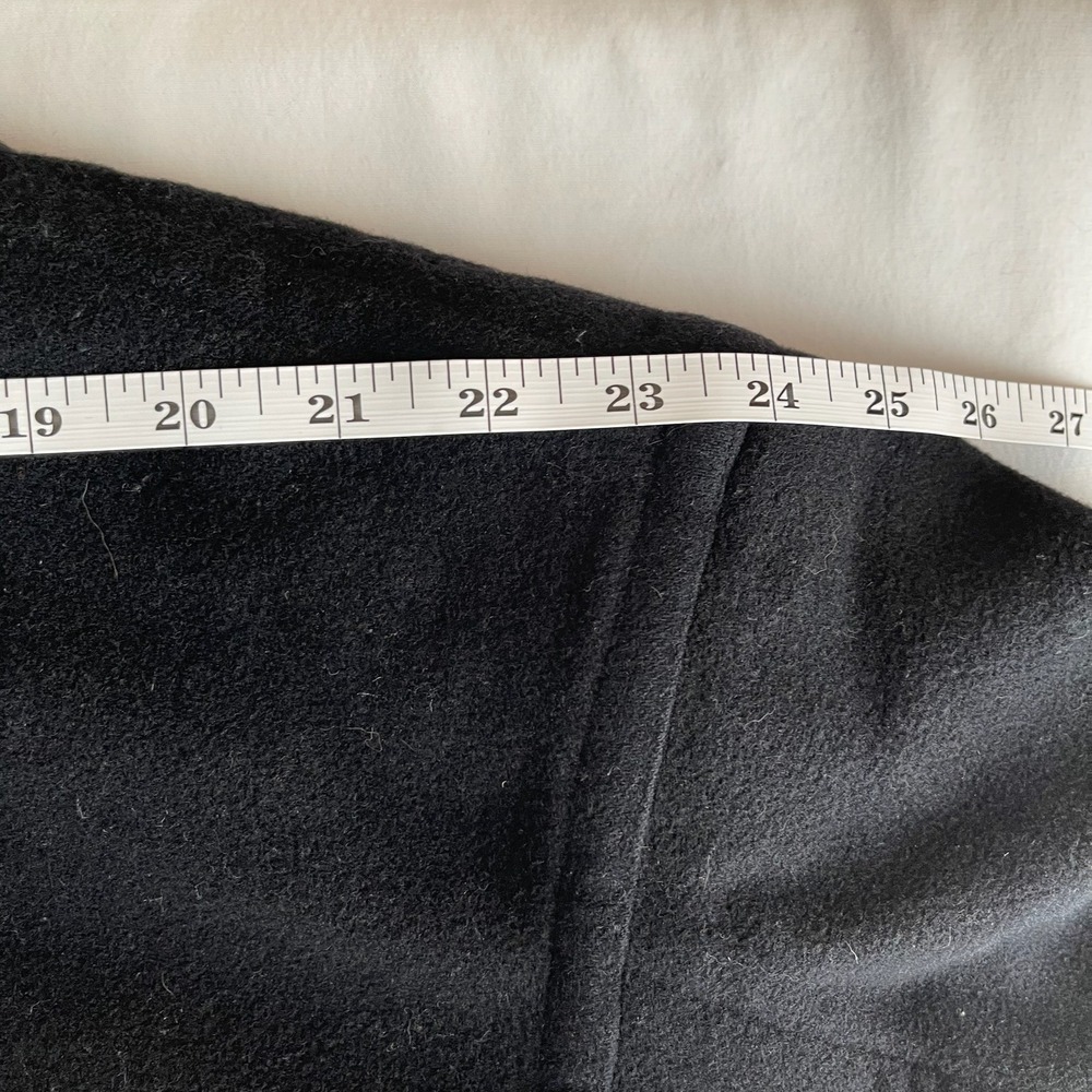 Hugo Boss Men's Black Cashmere Wool Blend Full Zip Winter Bomber Jacket Size XL - Picture 8 of 9